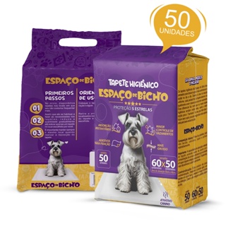 Tapete Higiênico Espaço De Bicho 50 Unidades 50x60 cm Envio Imediato em Oferta na Shopee