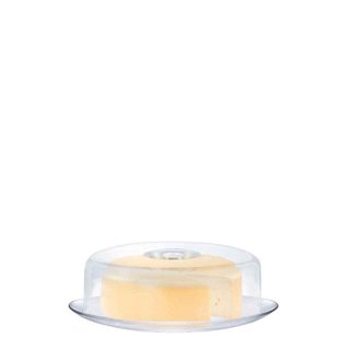 Queijeira de Vidro com Tampa Plástica Gourmet - Ruvolo em Oferta na Shopee