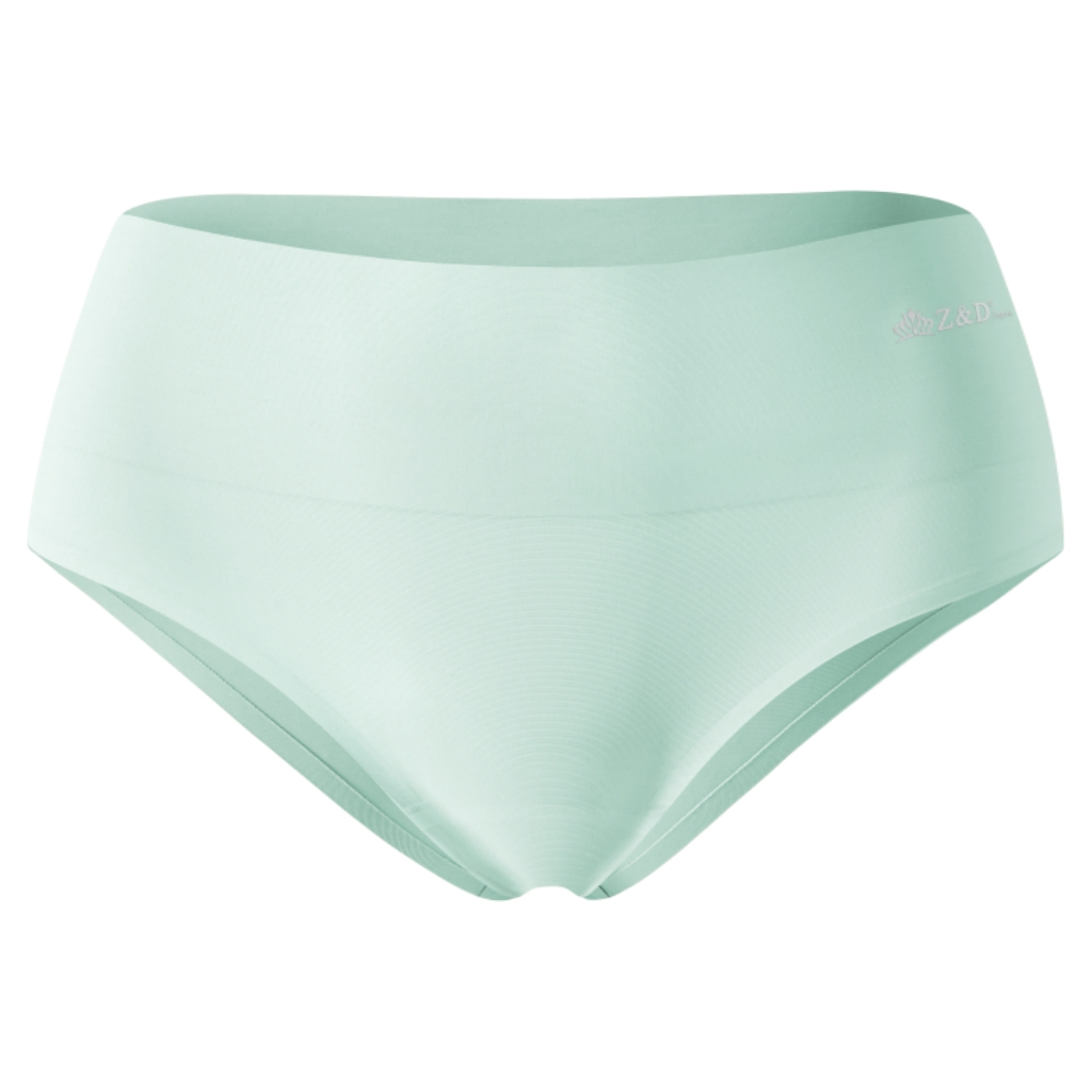Z&D Lingerie Kit5 peças  Calcinha Sem Costura Corte à Laser Cintura 8cm 546 - Women Clothes