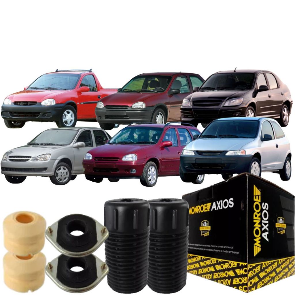 Kit Batente Coifa Coxim Dianteiro Axios Celta Corsa Prisma em Oferta na Shopee