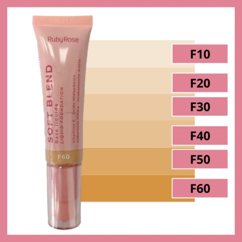 Base Líquida Ruby Rose Soft Blend