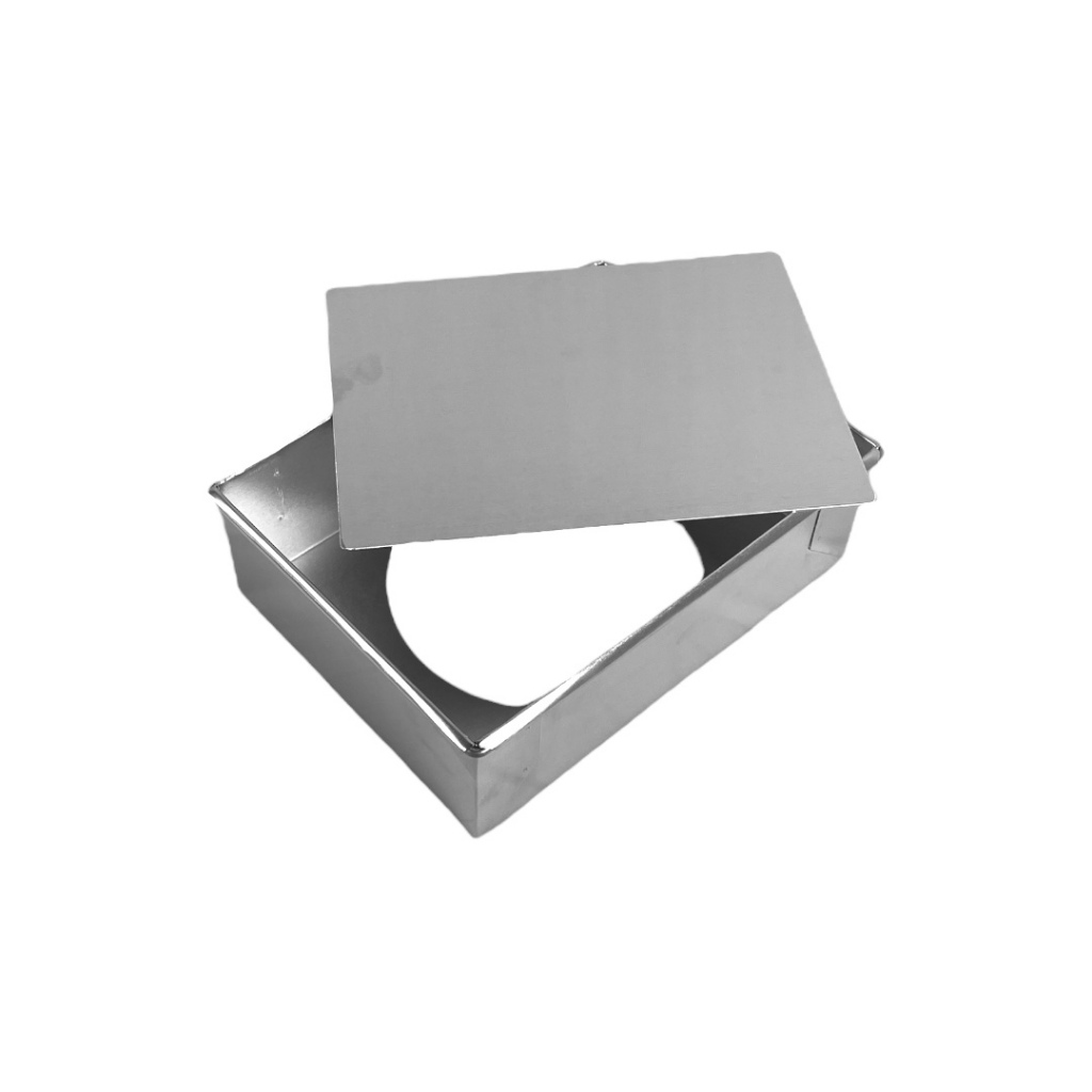 Forma Retangular De Bolo Baixa Alumínio 25x17x6,5cm Com Fundo Falso