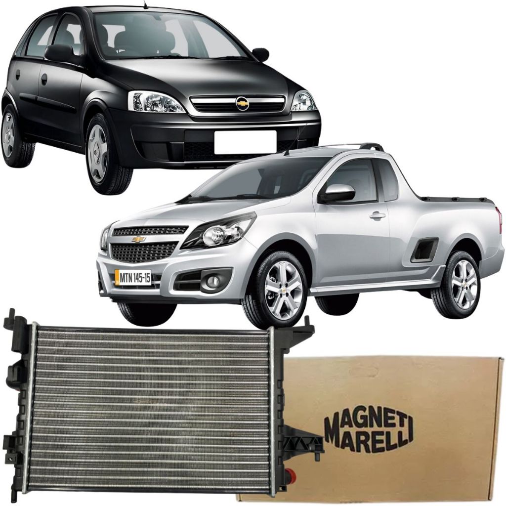 Radiador Magneti Marelli Gm Novo Corsa Montana 2002 À 2010 em Oferta na Shopee