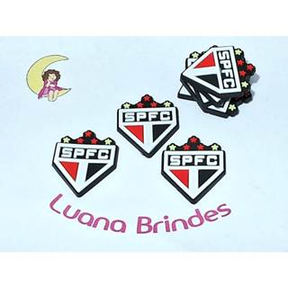 Aplique São Paulo Emborrachados 3,2cm Pacote Com 6 Unidades em Oferta na Shopee