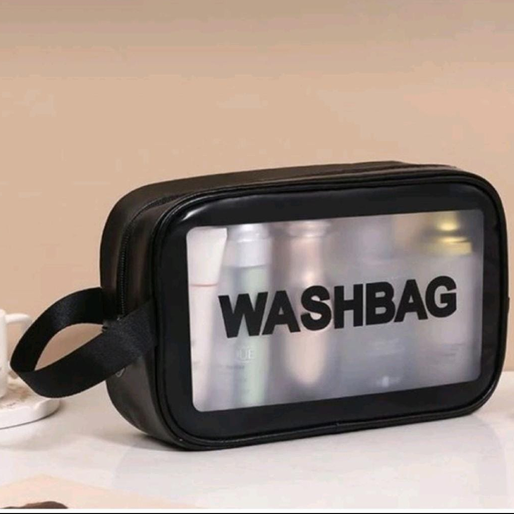 Bolsa Necessarie Transparente WashBag Organizadora Impermeável em Oferta na Shopee