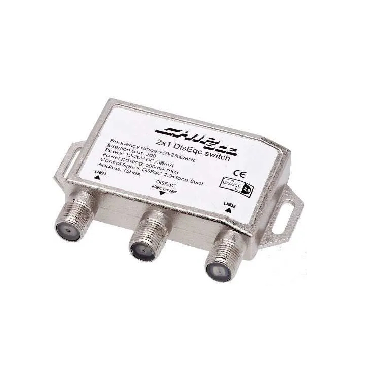 Chave DISEqC 2x1 2.0 950-2400 MHz Satelite Banda KU