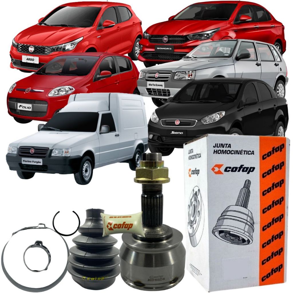 Junta Homocinética (Ponteira) –  Fiat Argo Grand Siena, Palio, Uno, Fiorino e Cronos 2010 a 2021 em Oferta na Shopee