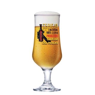 Taça de Vidro Barcelona Deveria Ser Como Para Cerveja 385ml - Ruvolo em Oferta na Shopee