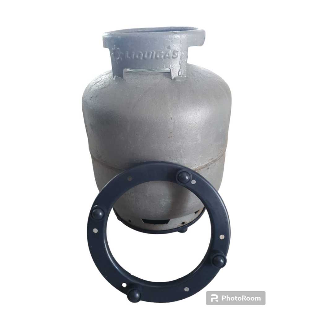 1 UND Suporte de Botijão a Gás Plástico Preto/ Suporte para Vaso