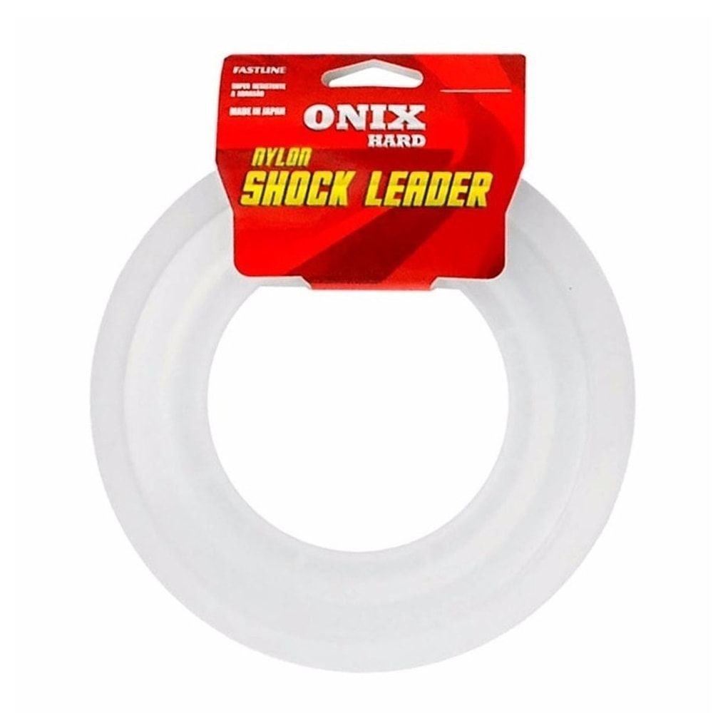 Linha Monofilamento Onix Shock Leader Hard 0,57 - Fastline 40 libras
