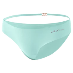 Z&D Lingerie Kit 5 Peças Calcinha Sem Costura Lisa Corte Laser Fecho Traseiro Tanga 631