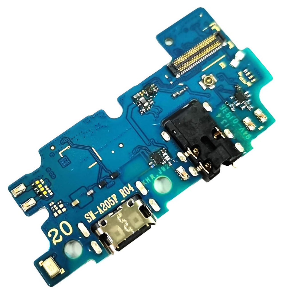 Placa Conector USB Carga compatível com Celular Samsung A20 A205 Turbo