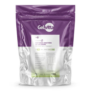 Colágeno Verisol Hidrolisado Tipo 1 Com Vitamina C Gelvitta Anti Rugas Suplementos 1 Kg