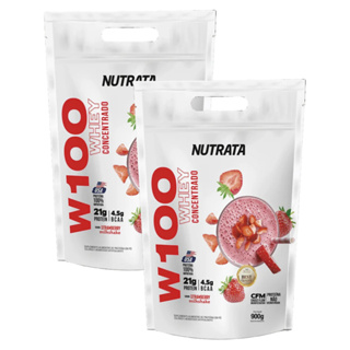Kit 2x Whey W100 - Nutruta Refil 900g em Oferta na Shopee
