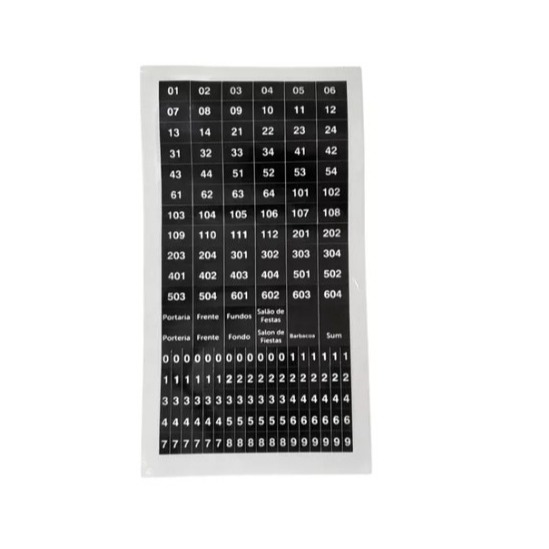 Etiqueta Adesiva Porteiro Interfone Collective Intelbras