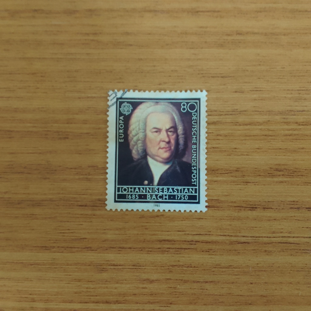 Selo Antigo Usado Johann Sebastian Alemanha 1685/1750