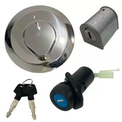 Kit Contato Miolo Conjunto De Travas Ignição Honda Cg 125 Fan 2009/2013