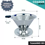 Filtro coador de café de inox