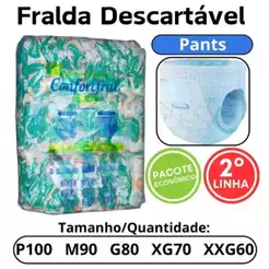 FRALDA CALÇA INFANTIL PACOTÃO HIPER SEGUNDA LINHA