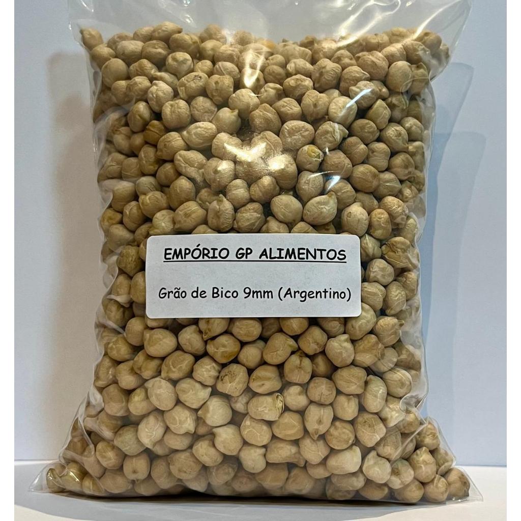 Grão De Bico 9 Mm (argentino) -1kg em Oferta na Shopee