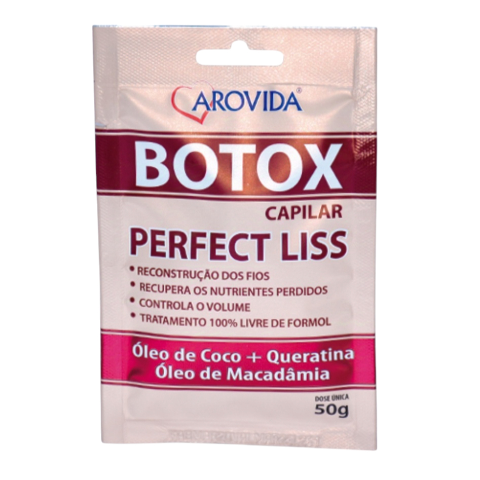 Tratamento Para Cabelo Botox Capilar Perfect Liss Arovida 50g