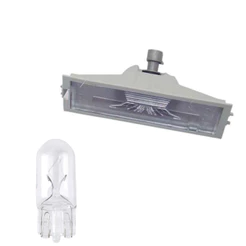 Lanterna de Placa e Lâmpada12V 5 W W2 1X9 5D- S/Soquete