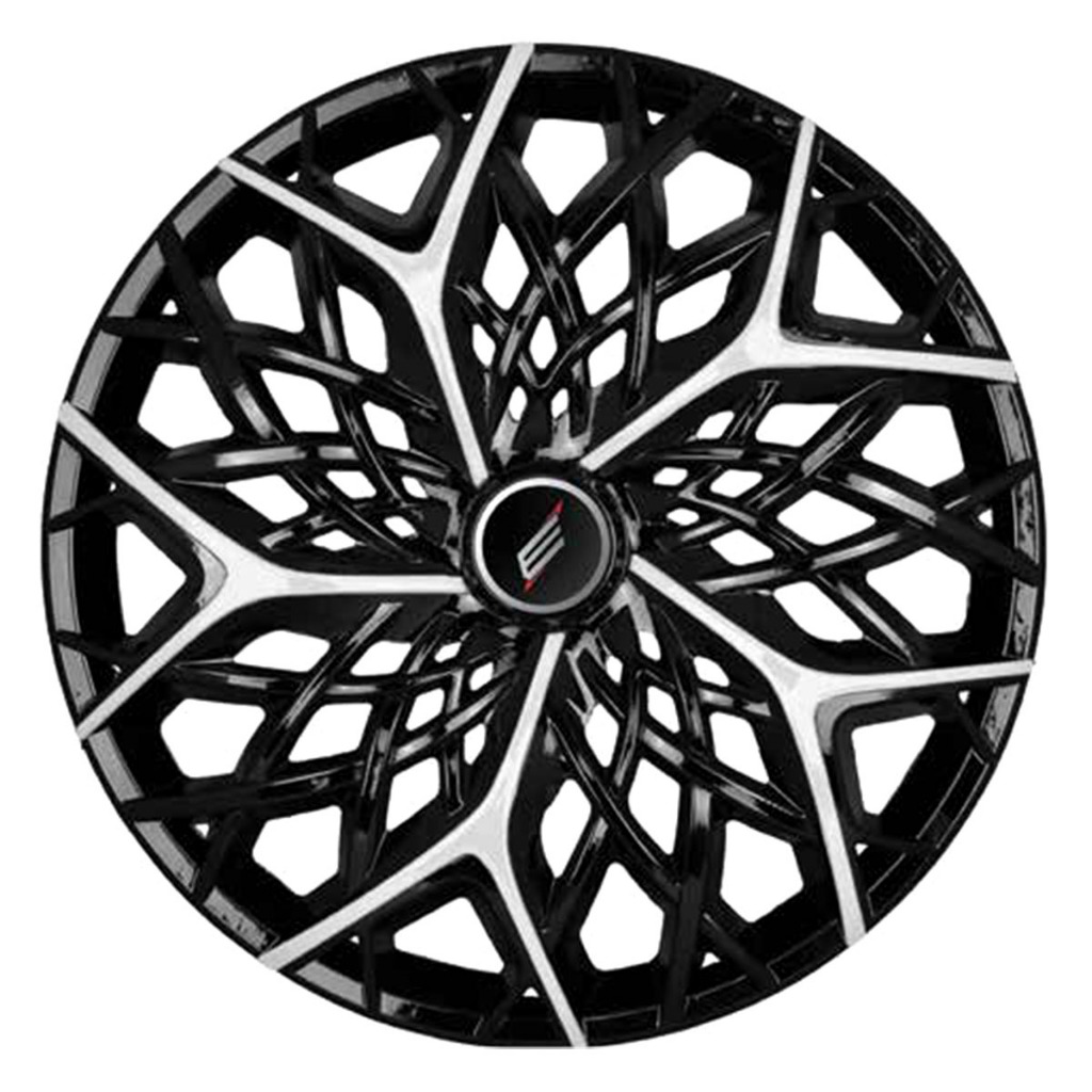 Jogo Calota ELITTE Aro 14 modelo MOOVE  VW FIAT GM TOYOTA RENAULT  PRETO/ PRATA