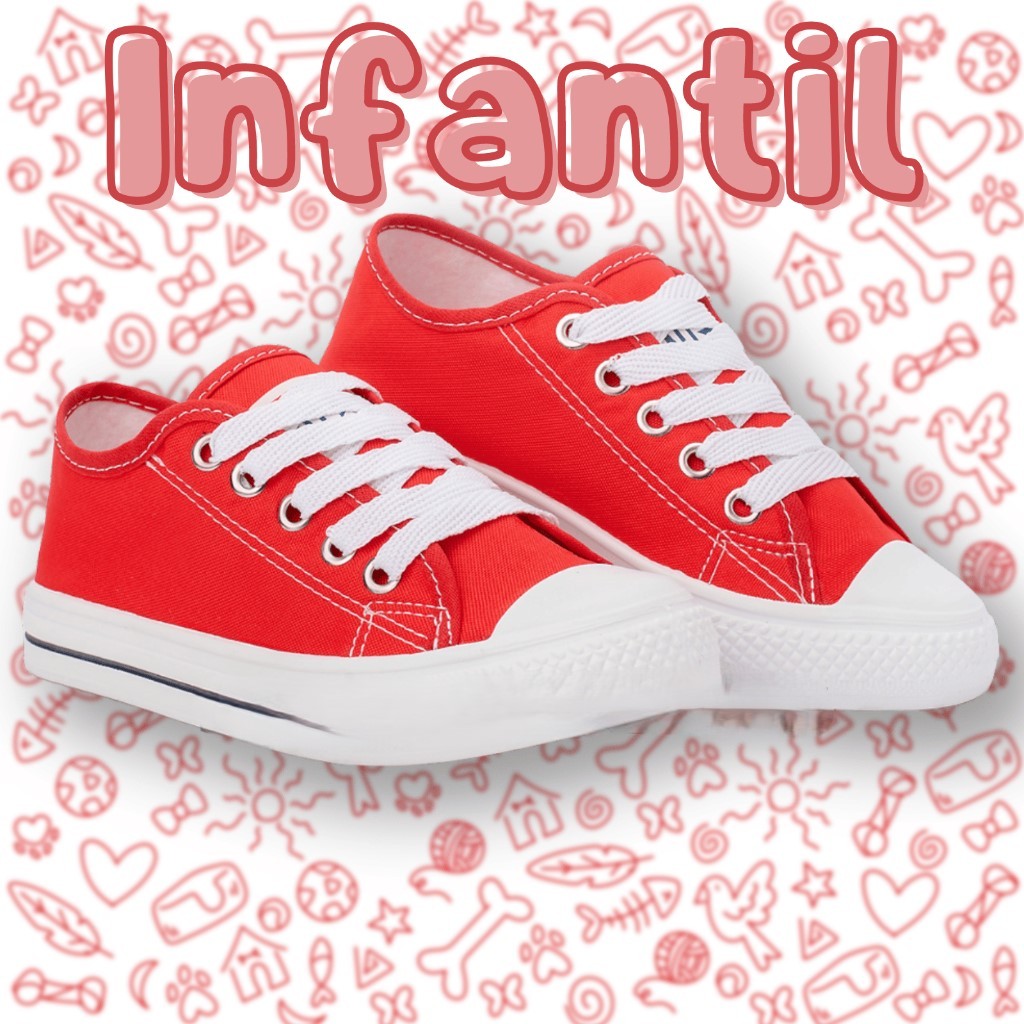 Tênis I Antil Menina Menino Co Ortável Macio Leve Star Super — R$ 34,90 em Shopee, 13% OFF