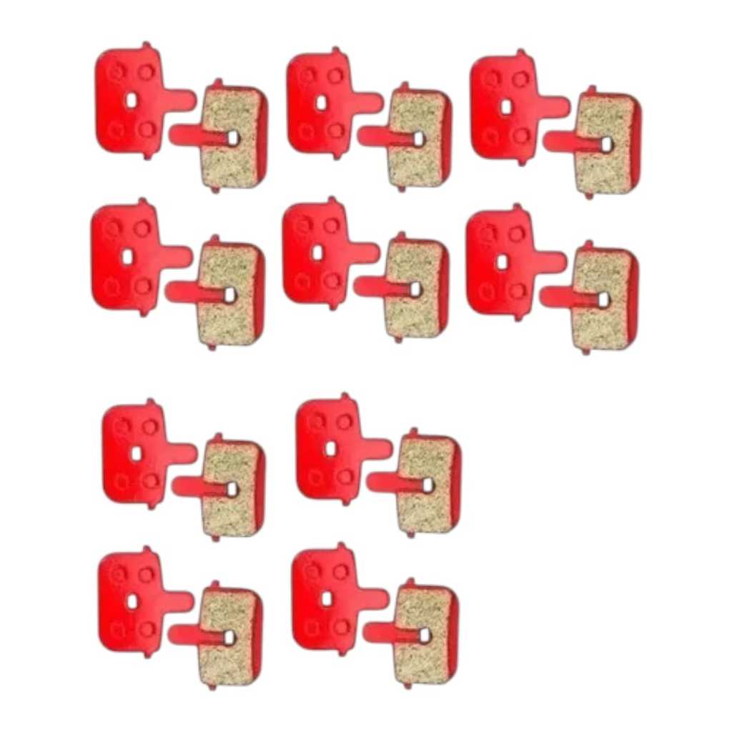 Kit 10 Pares Pastilha Freio Disco Bike Gts Quadrada Original em Oferta na Shopee