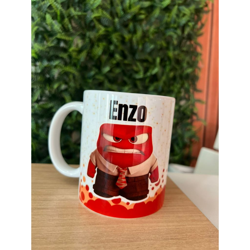 CANECA divertidamente raiva caneca personalizada com nome