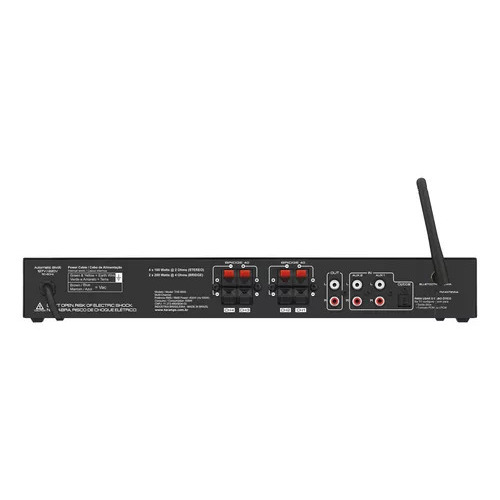 Amplificador Receiver Residencial THS 6000 Taramps 400w Ths6000 400 Rms Som Ambiente Home Theater