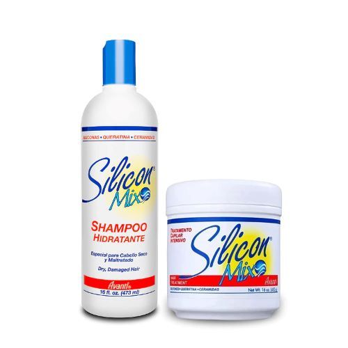 Kit Hidratante Shampoo Silicon Mix Avanti 473ml + Máscara 450g.