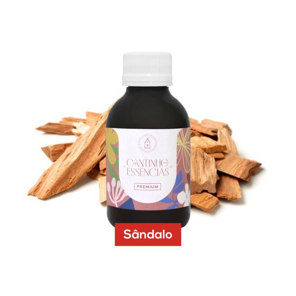 Essência Sândalo 100g - Linha Premium. Para aromatizadores de ambientes, sabonetes e cosméticos. em Oferta na Shopee