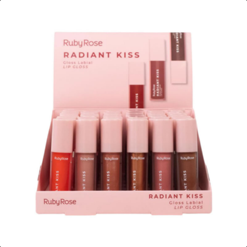 Gloss Radiante Kiss Ruby Rose Lançamento HL- L6400 em Oferta na Shopee
