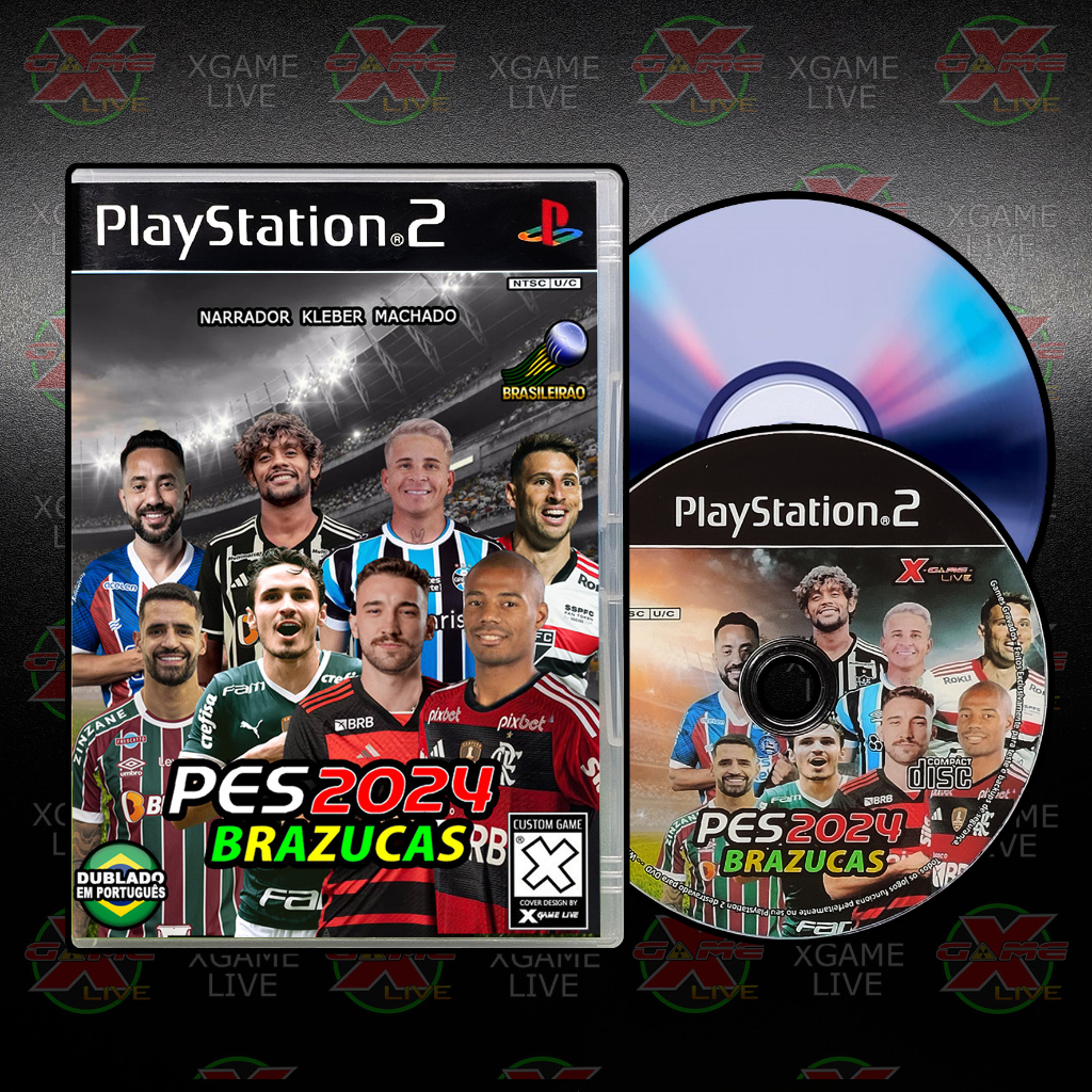 PES 2024 + Brasileirão  - PS2 / Play 2 Repro Patch By XGAMELIVE