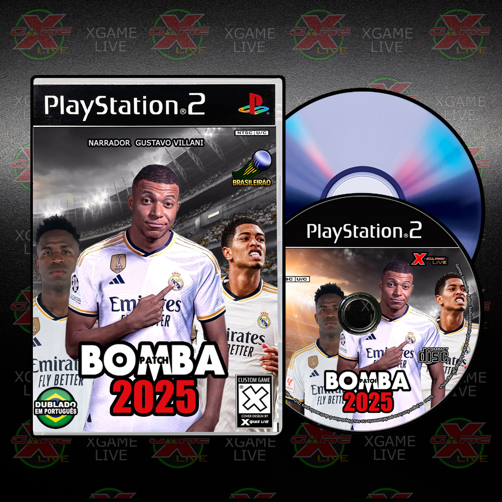 BOMBA PATCH 2025  - PS2 / Play 2 Repro Patch By XGAMELIVE