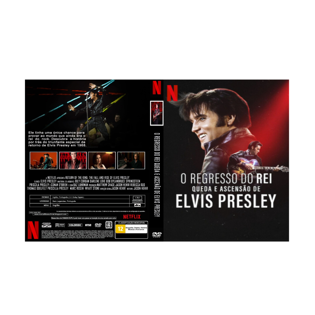 dvd elvis presley o regresso do rei