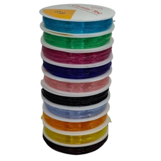 Kit Fio de Silicone 10 Rolos - Coloridos - 0,8mm/10m/Rolo em Oferta na Shopee