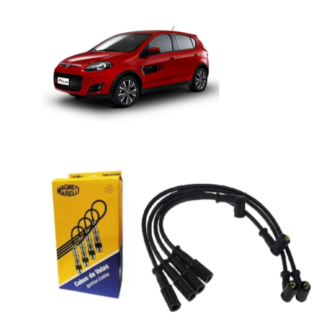 Cabo de vela Fiat Palio Hatch Sporting 1.6 16V Flex 4P de 2011 até 2017 - Palio/Strada/Linea/Siena - CVMT6602