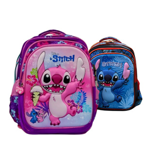 Mochila Stich Infantil Menino e menina Bolsa Escolar Creche Passeio Qualidade Desenho em Oferta na Shopee