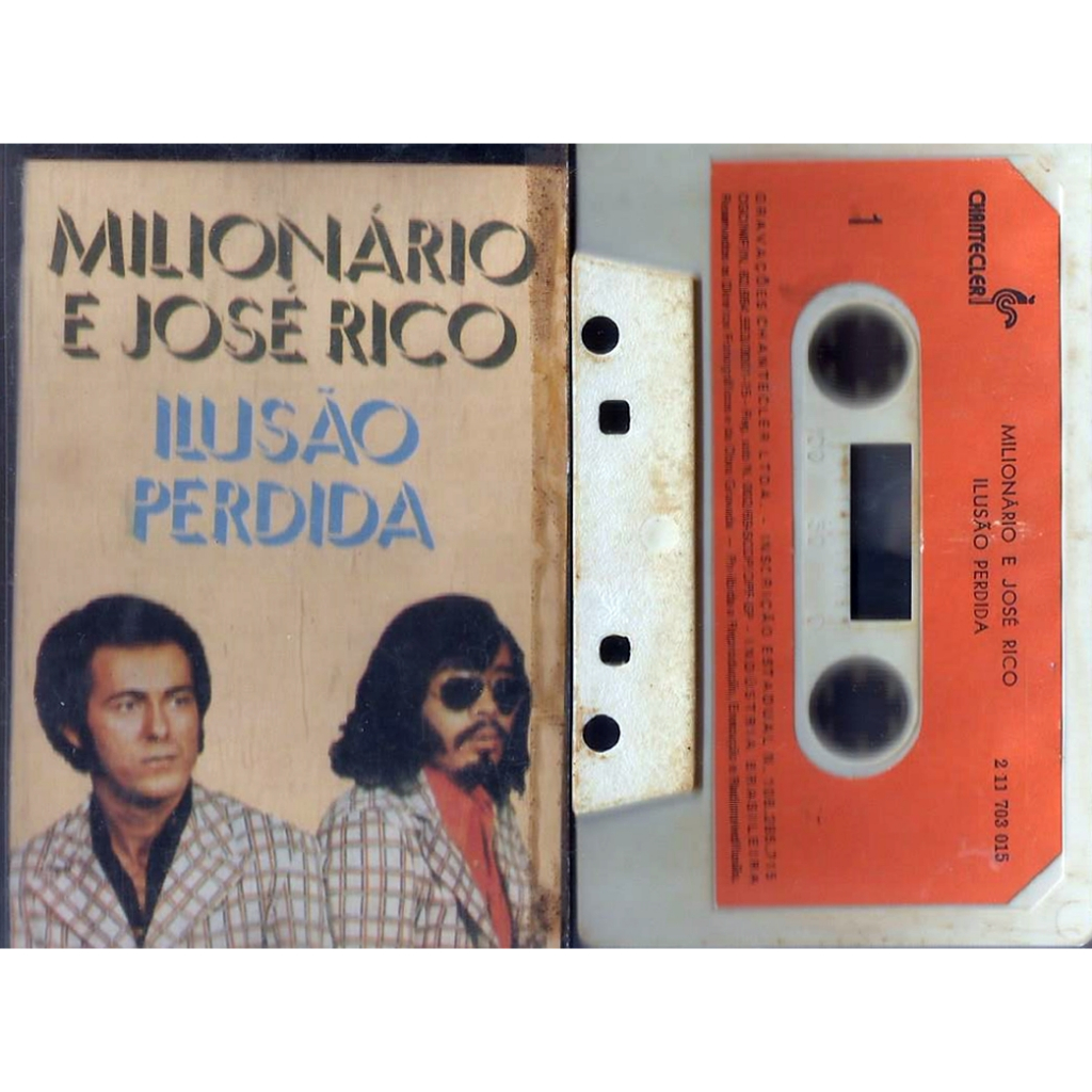 Fita Cassete K7: Milionário E José Rico - Ilusão Perdida (Miltinho Rodrigues, Dino Franco, Duduca, Praense, Sertanejo)