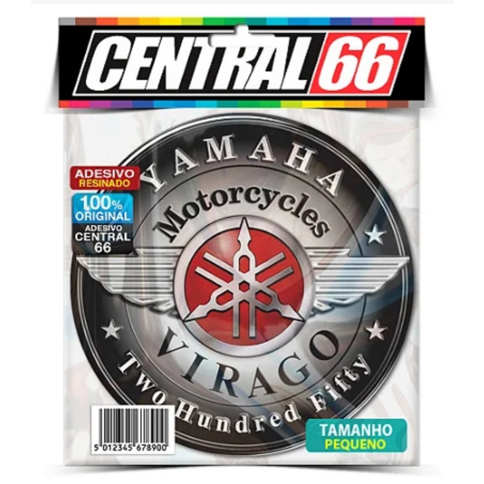 Adesivo Logo Yamaha Virago 6cm Filtro de Ar Resinado