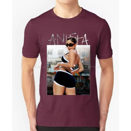 Camiseta Camisa Blusa Algodão Unissex  Cantora Anitta Funk Lançamento