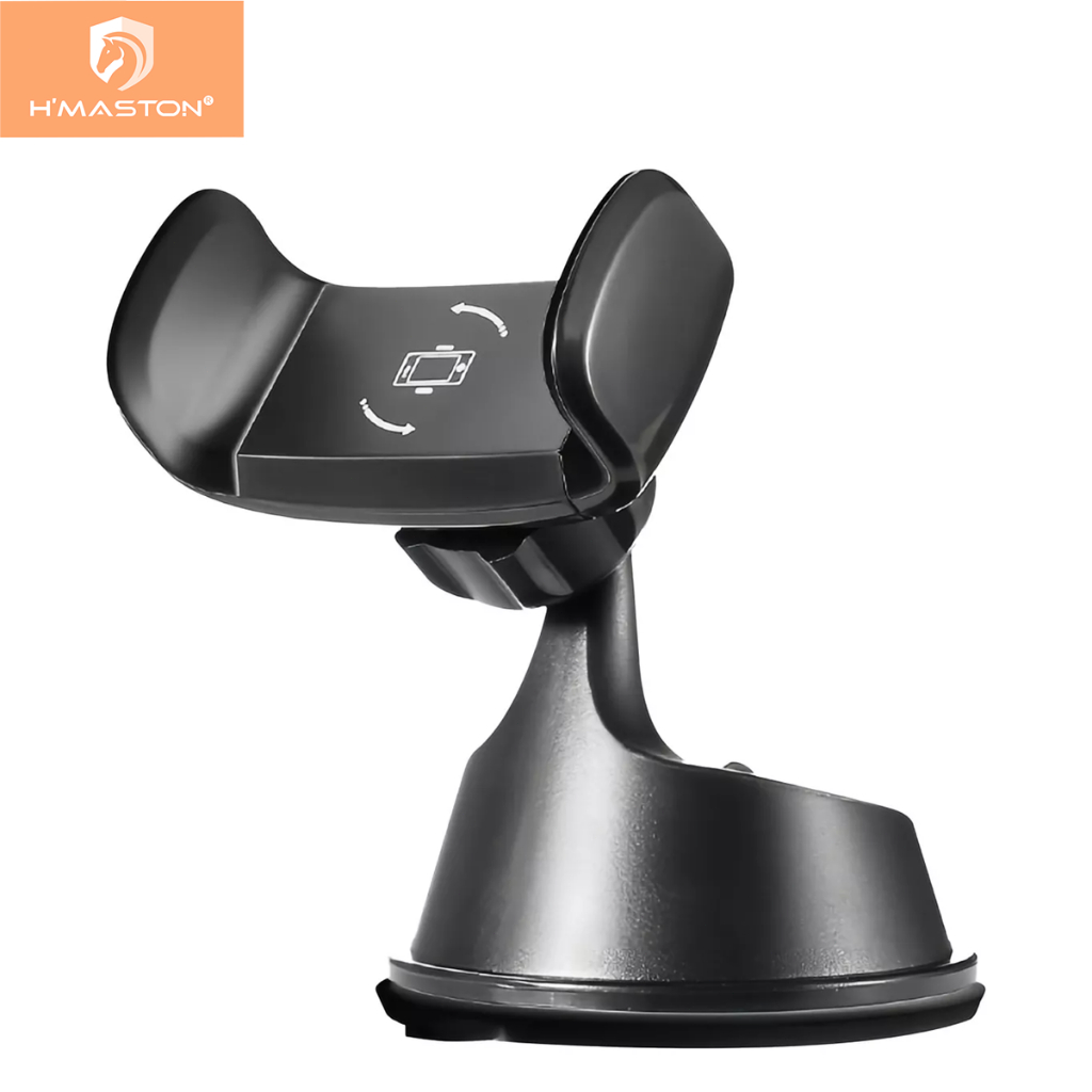H‘maston CJ-702 Suporte Veicular Ventosa Celular Vidro Saida Arblindado Cola em Oferta na Shopee