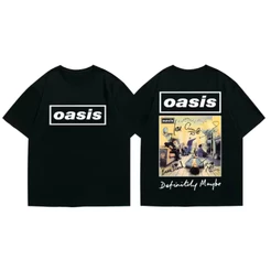 Camiseta Oasis Adulto/Infantil Lançamento Unissex Em Algodao