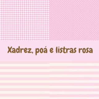 Papel Estampado Decorado para Scrapbook Coleção Xadrez Poá e Listras Rosa tamanho A4 180g em Oferta na Shopee