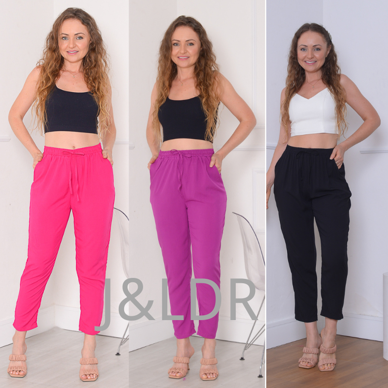 Calça pijama viscolinho lisa cod:7001 — imagem 2 de 2