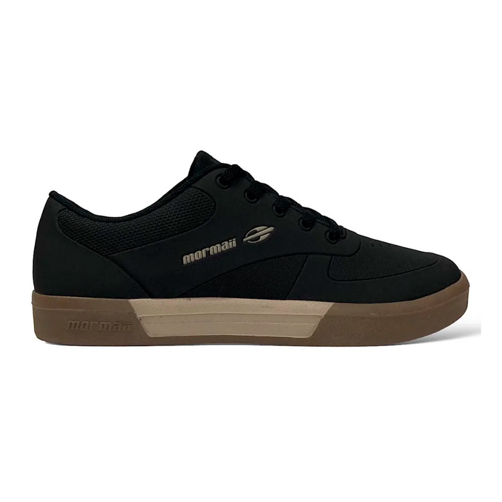 Tenis Mormaii Urban Smash Original Skate Casual Masculino Black Khaki NTR