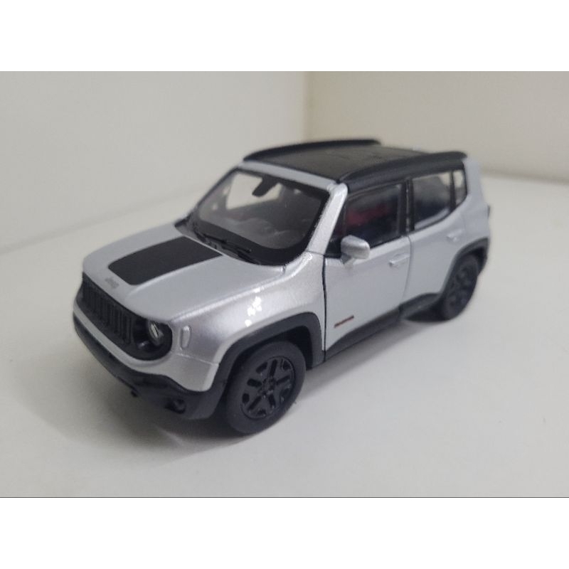 Miniatura carro Jeep Renegade escala 1:40 Welly