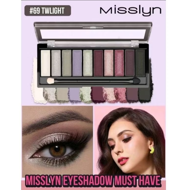 MissIyn paleta de sombras twilight sombras aveludadas e pigmentadas 9 cores